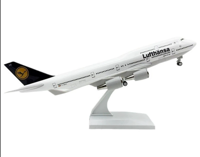 30CM Lufthansa BOEING 747-400 Passenger Plane Landing Gear ​Resin