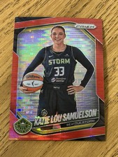 2025 Panini Prizm WNBA #82 Katie Lou Samuelson Red Pulsar Prizm /299 SP