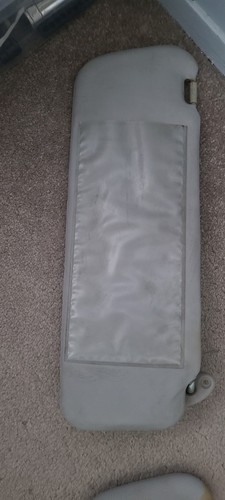 pair 84-88 89 TOYOTA 4RUNNER TRUCK SUN VISOR SHADE LEFT RIGHT SET TAN BEIGE 22R - Picture 5 of 6