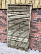 SUPER HEAVY DUTY VENETIAN GARDEN GATE SINGLE SIDE TIMBER WOODEN CUSTOM DOOR