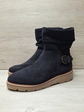 Next Forever Comfort, Ladies Suede Navy Ankle Boots, UK Size 5