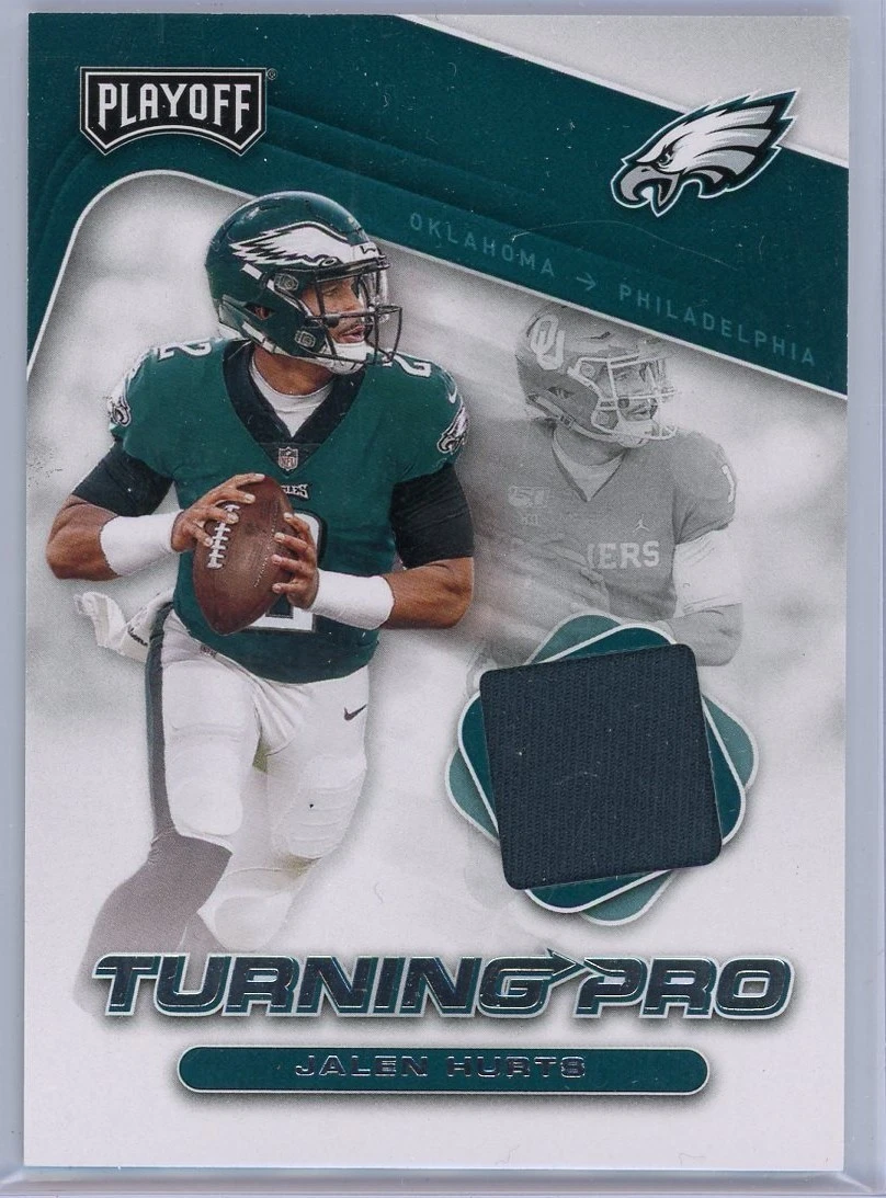 Jalen Hurts Panini Playoff Turning Pro Memorabilia #TP14 Base