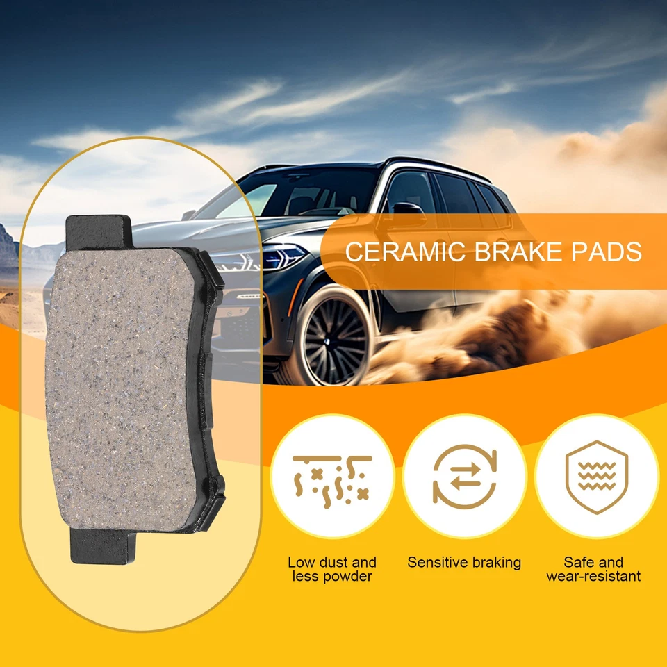 Pastillas de freno traseras de cerámica premium para Honda S2000 2000-2009 - todos los modelos Foto 4 de 4