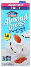 Blue Diamond Almond Breeze Coconut Milk Blend Unsweetened Vanilla 32 Fl