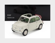 KYOSHO 08966WA FIAT - NEW 500 OPEN ROOF 1957 - WHITE - 1/18