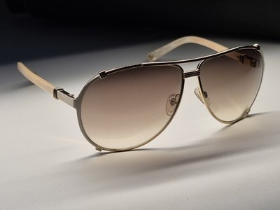 Burberry Aviator Sonnenbrille roségold mit braunen Verlaufsgläsern + Etui