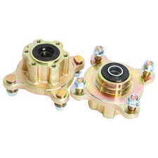 2pc 4 Stud Front Wheel Hub Axle Stub 110mm For ATV Go kart Quad Buggy 125cc 150c