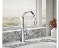Kohler 24661-CP, Tempered 1.5 GPM Single Hole Pull Down Kitchen Faucet, Chrome