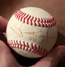 Grant Balfour Autographed Baseball Oakland Athletics Tampa Bay Rays Australia
