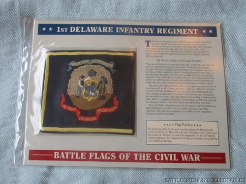 WILLABEE & WARD HISTORIC BATTLE FLAGS OF THE CIVIL WAR 1ST DELAWARE INF. PAGE