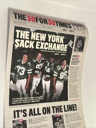 ESPN 30 FOR 30 THE NEW YORK SACK EXCHANGE. ORIGINAL POSTER. ESPN. THE NEW YORK S - Picture 6 of 24