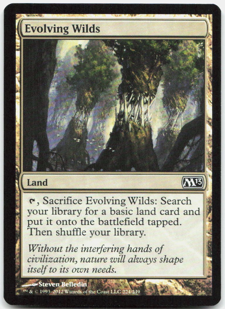 Evolving Wilds 224 Common Magic 2013 (M13) Magic: The Gathering Foil Near Mint
