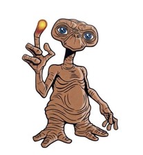 E.T. Pegatina Extraterrestre Extraterrestre Película Televisión Nostalgia Resistente al Agua