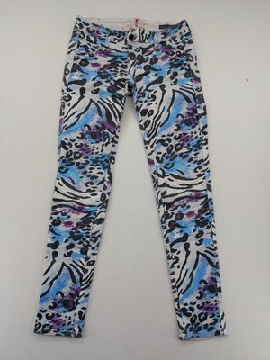 Nine In The Morning Damen Jeans Skinny Hose Mehrfarbig Animal Print Zebra