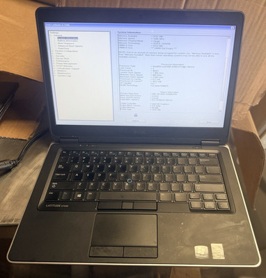DELL LATITUDE | i5-4300U 8GB RAM &500GB HDD - BIOS LOCKED ~ E7440 | BIOS TESTED