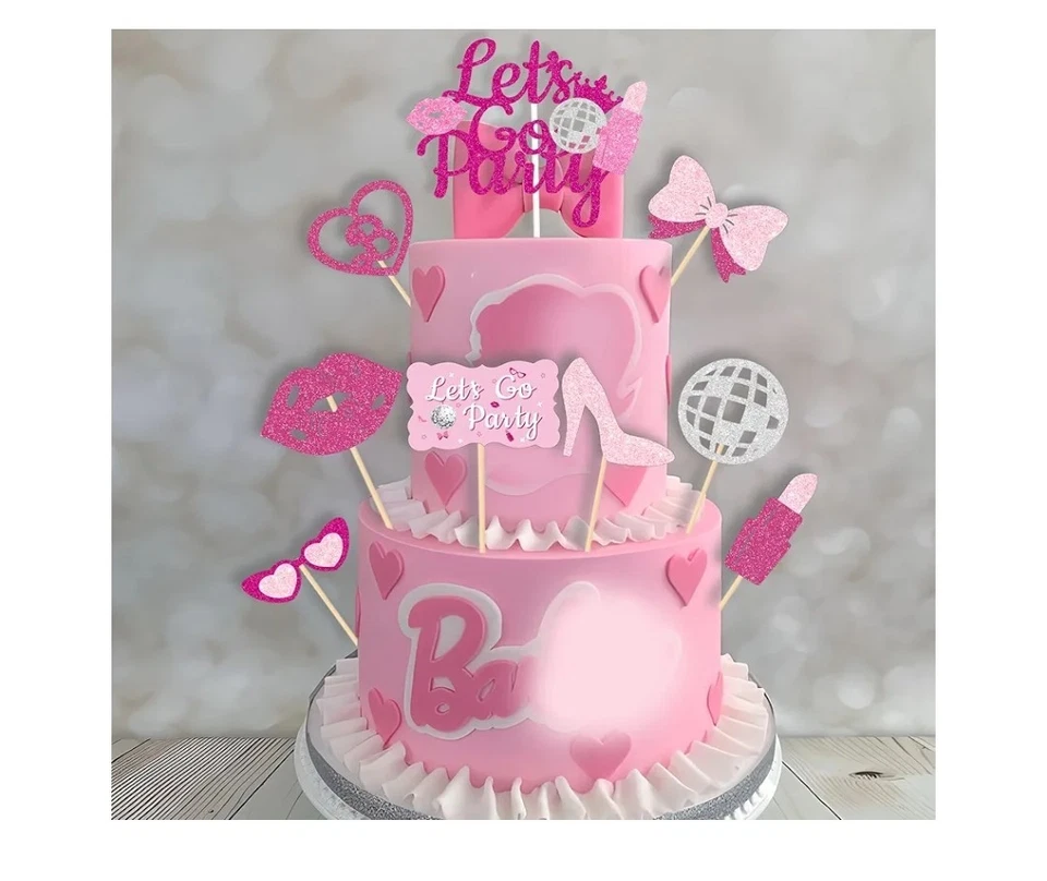 143Pcs Princess Hot Pink Balloon Garland Arch Kit, Let's Go Party Decorations - Image 4 of 4