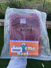 SUPREME BEEF TEE - CARDINAL RED - (SIZE LARGE) - BRAND NEW 