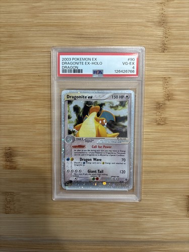 Dragonite ex graded PSA 4 for sale on eBay