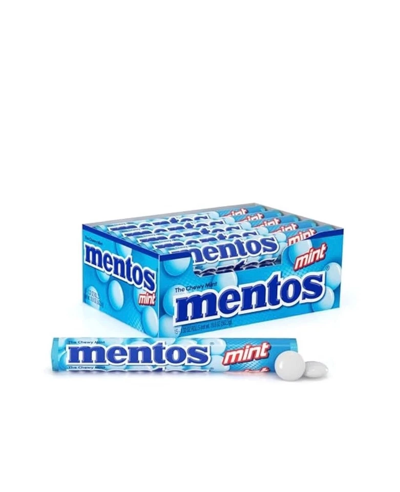 Mentos Chewy Mint Candy (15 Piece Roll)
