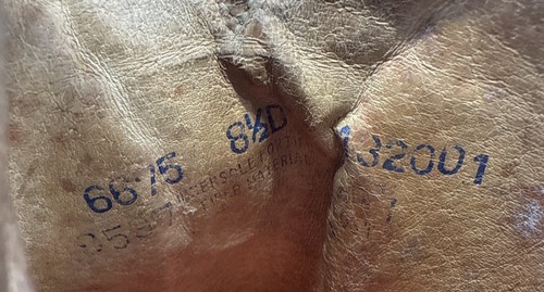 Dan Post Vintage Herren Walnuss Hirsch Seil bestickt Größe 8,5 D - Bild 10 von 10
