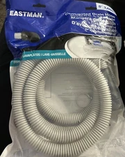 Eastman 8 ft Dishwasher Drain Hose Universal Fit 5/8, 7/8, 1 Inch, Part # 91218