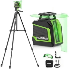 360° Self Leveling Green Laser Level with Tripod Pulse Mode Rechargeable Battery