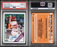 2023 Topps Series 2 - 1988 Topps Auto Bailey Falter PSA 10 POP 1 Phillies