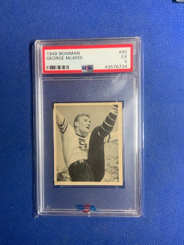 1948 George McAfee Bowman ROOKIE CARD Rc #95 Chicago Bears PSA 5**Just Graded** - Picture 1 of 2