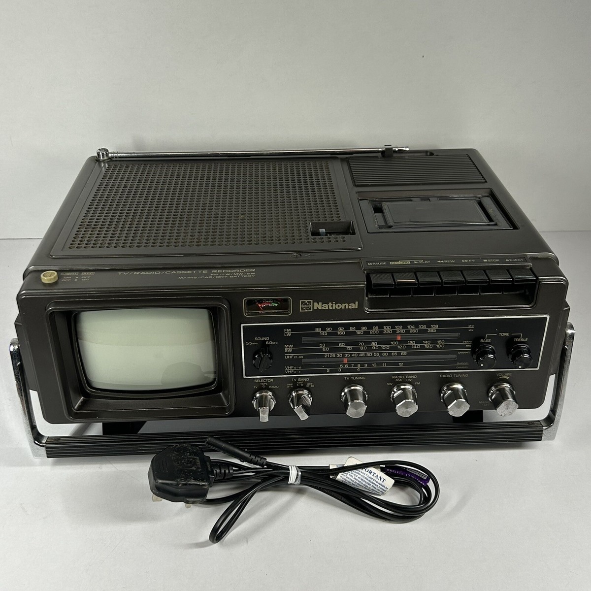 ラジオ・コンポ National TV/RADIO/CASSETTE RECORDER National TV/RADIO/CASSETTE RECORDER