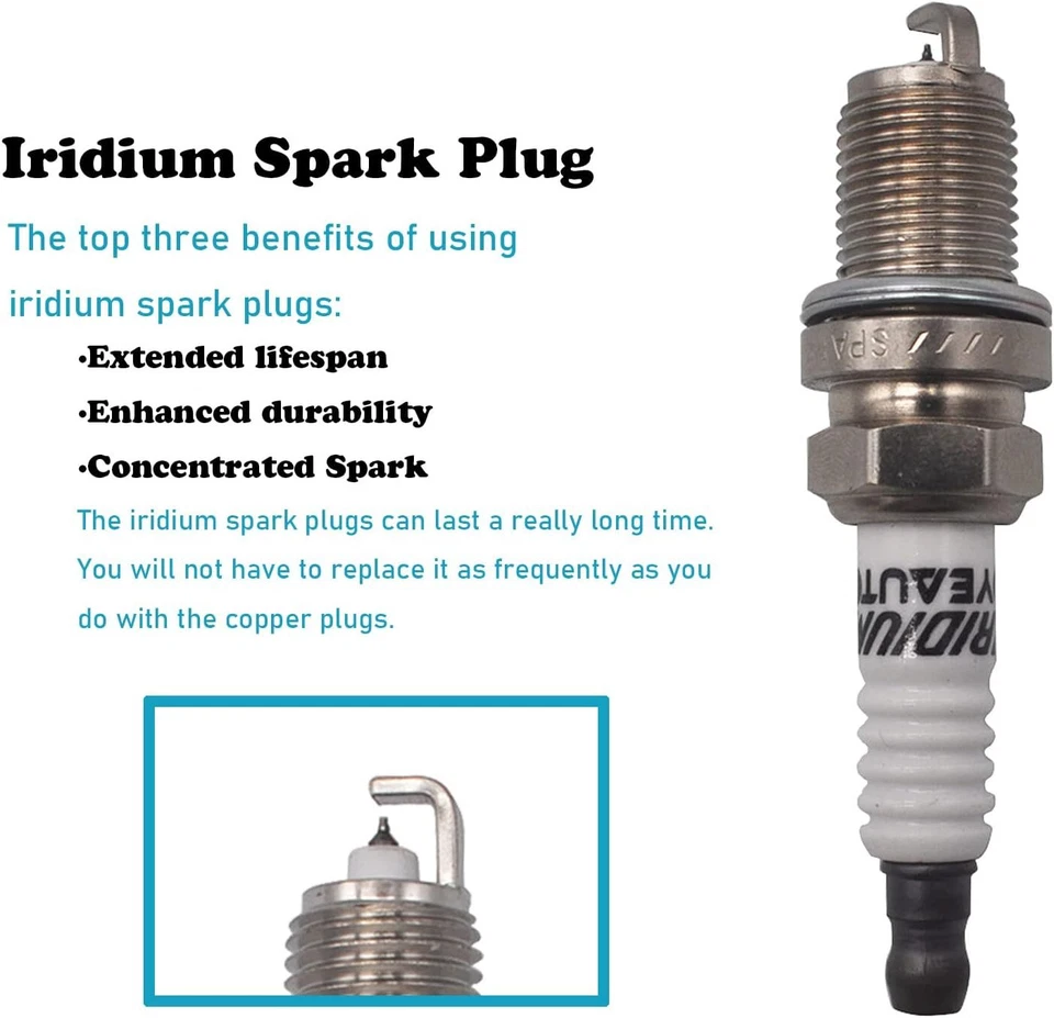 6件装点火线圈+6件火花塞套件适用于1999-2010年本田奥德赛飞行员V6 — 第 2/4 张图片