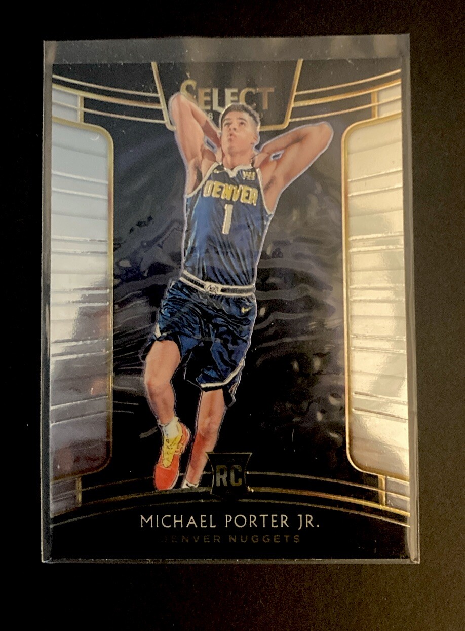 2018-19 Panini Select MICHAEL PORTER JR Rookie RC SILVER PRIZM 37 Denver Nuggets