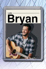 Luke Bryan Artist Signed Music Art Card 2/10
