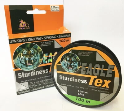 Qualité Fluorocarbone Ligne de Pêche 0,55mm 100m 20Kg Monofile Fil (0,55mm) - Photo 1/4