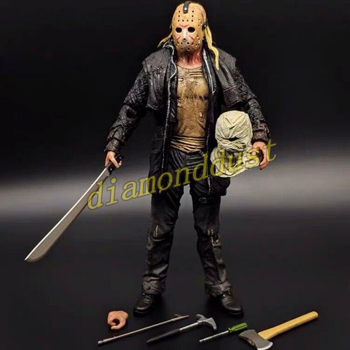 NECA 7” Tall Jason Voorhees Ultimate Friday the 13th 2009 Mask Action Figure Toy - Picture 3 of 10