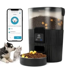 PAPIFEED Automatic Cat Feeders with Smart APP Control: WiFi Enabled Pet Dry Food
