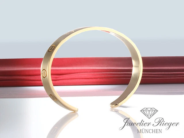 Cartier Armreif Love Offen Gelbgold 750 Größe 16 2023 Gold Armband Damen - Bild 2 von 4