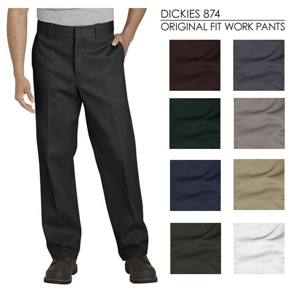 Dickies Men's 874 Classic Original Fit Uniform Work Pants Dickies Men's 874 Classic Original Fit Uniform Work Pants