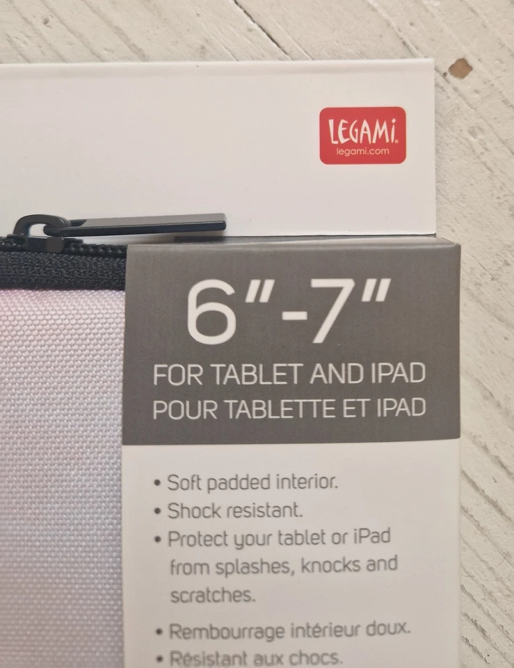 ✅️NEW 6 -7 Inch Tablet Sleeve Pouch case cover bag -Pink "Never stop Dreaming"🔥 - Image 4 of 4