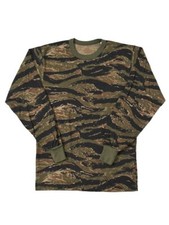 US Tiger Stripe Tshirt Army Camouflage Tigerstripe Shirt Langarm
