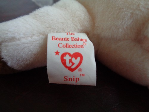 Lot 2 Ty Retired Original Beanie Baby/Buddy Snip the Siamese Cat 9" and 13" - Picture 18 of 20
