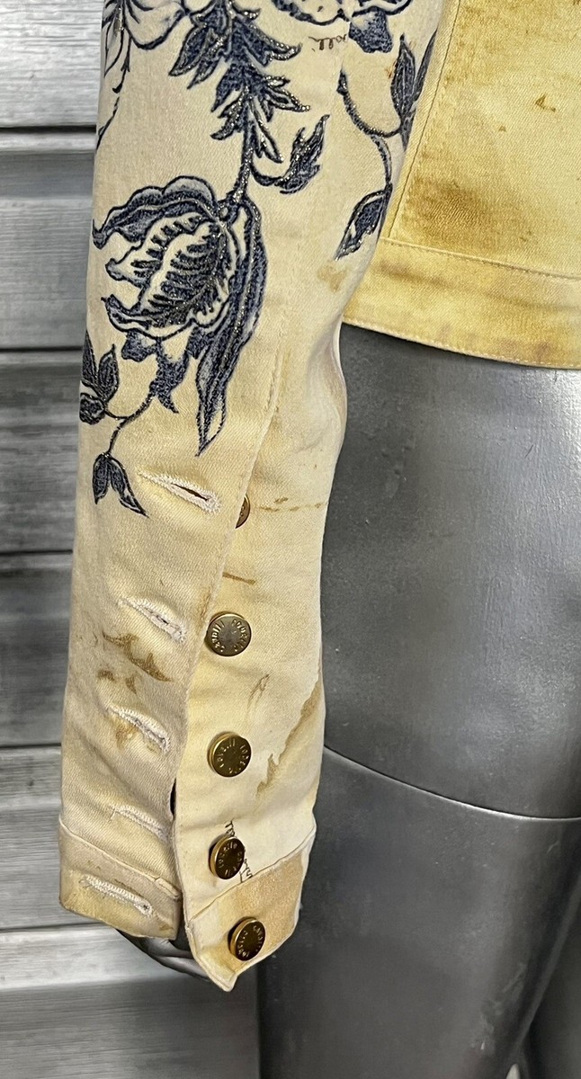 ROBERTO CAVALLI Tattoo Print Runway Collection Denim Tiger Jacket