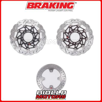 SATZ BREMSSCHEIBEN BRAKING KAWASAKI NINJA SX 1000 2021 - VORNE + HINTEN [W
