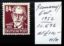 GERMANY East 1952 SGE96 Mounted Mint DC367