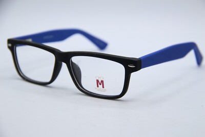 NEW MILLENIAL CAPRI BLOG BLACK BLUE AUTHENTIC DESIGNER EYEGLASSES 50-13