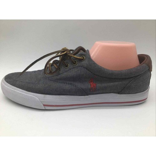 Polo Ralph Lauren Men's “Vaughn” Blue-Indigo Chambray Shoes Size 10D US - Picture 2 of 12