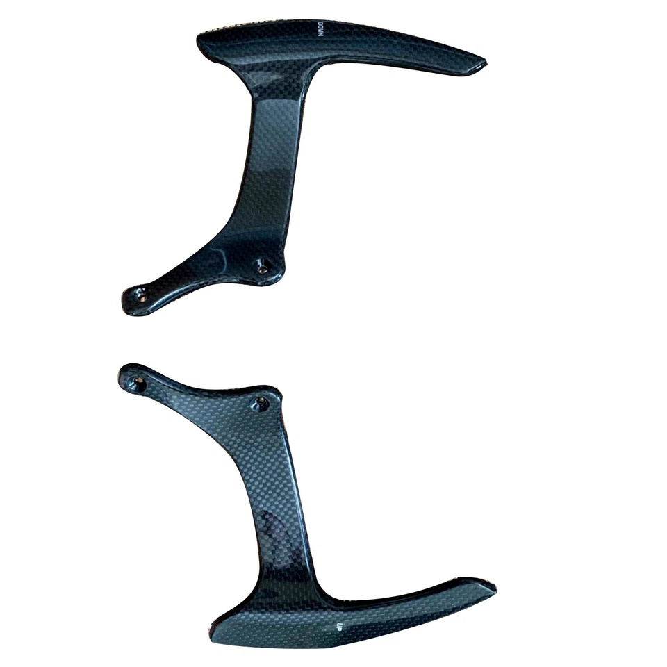 Levas de cambio de fibra de carbono secas negras para Ferrari F12 Berlinetta 2013-2015 Foto 4 de 4