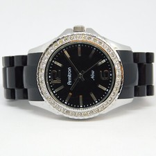 Armitron Now 75/3935SV Black Tone Quartz Women's Watch Sz. 5 1/2" New Battery