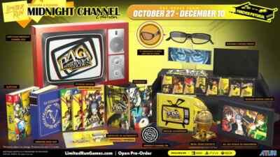 Switch ペルソナ4G Midnight Channel Edition Persona 4 Golden Midnight Channel Edition Nintendo Switch Limited