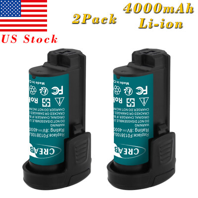 2X 8V Li-ion 4000mAh Battery For Dremel B808-01 85-0352 F0138100JB 26150808JA