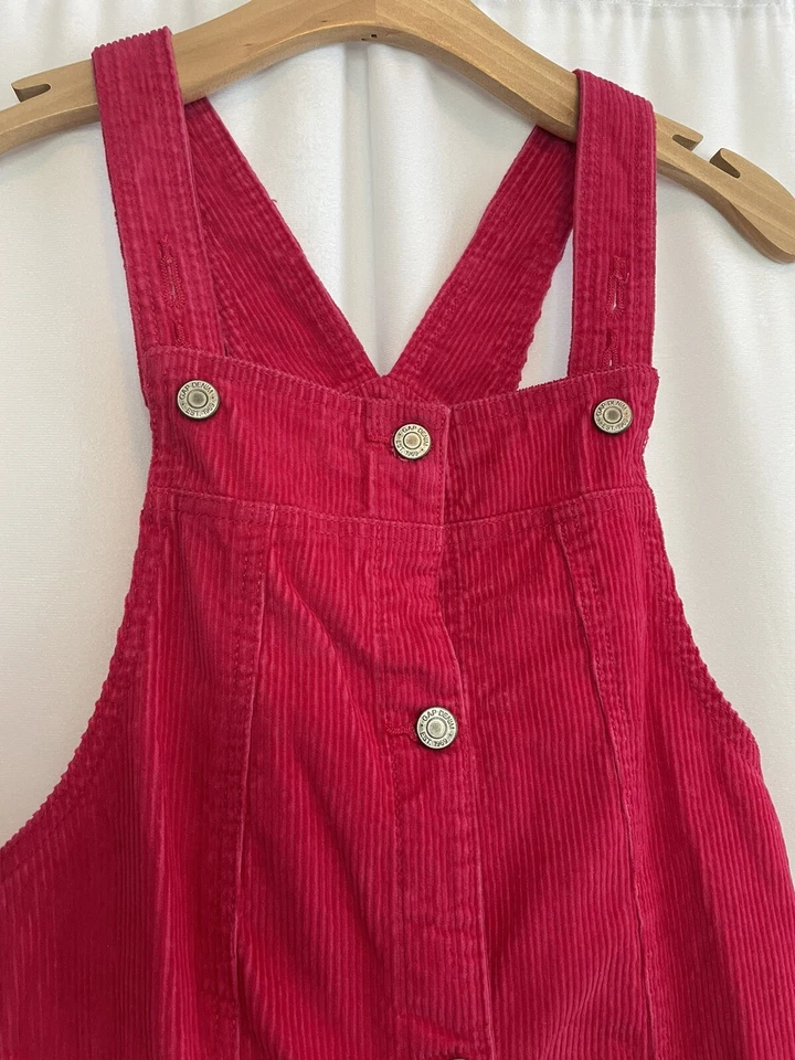 Nuevo con etiquetas Vestido Jersey Gap Denim Niñas Talla XXL Jelly Bean Rosa Pana Botón Delantero  Foto 2 de 4